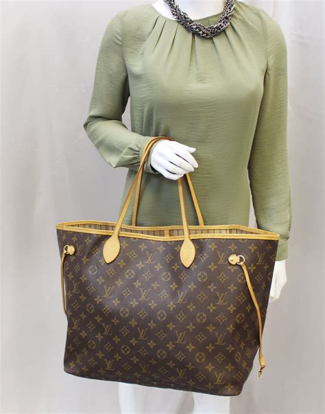 lv neverfull monogram mm แท|louis vuitton Neverfull canvas.